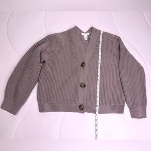 H&M Boxy Knit Cropped Cardigan - S